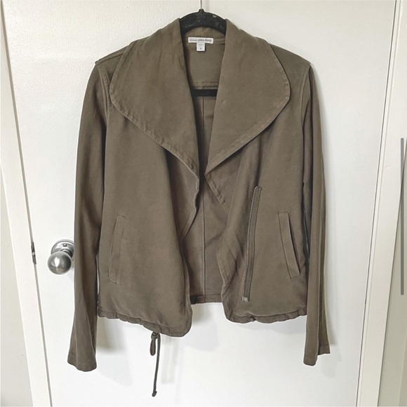 James Perse Knit Twill Moto Jacket Army Green
Size XSmall - Picture 5 of 13